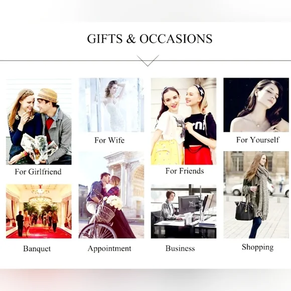 Gold plated blue and white crystal lemon martini glass necklace - Picture 16 of 16